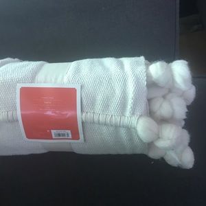 NWT Opal House tassel trim throw